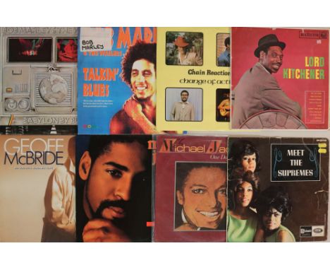 SOUL, FUNK, DISCO &amp; REGGAE - LPs. Stirrin' collection of around 100 x LPs including a few 12". Artists/titles include Bob