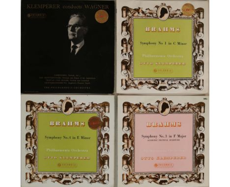 OTTO KLEMPERER - COLUMBIA SAX ORIGINAL EDITION LPs. Wonderful selection of 4 x original UK stereo edition LPs featuring Otto 