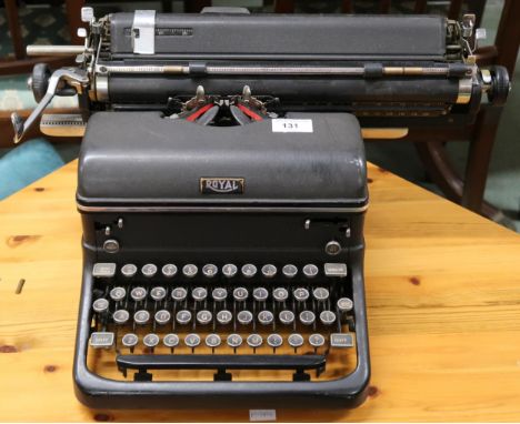 An early-mid 20th century Royal typewriter Condition Report:Available upon request