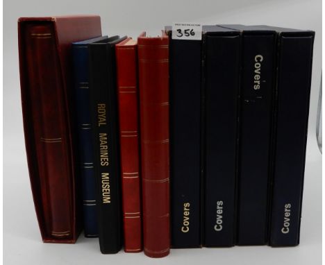 A collection, in eight albums, of commemorative and definitive stamps in cylinder blocks including regional issues, phosphor 