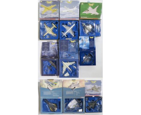 Assorted Corgi Aviation Archive 1:144-scale model military aircraft, boxed&nbsp;  Note: sets are largely incomplete Condition