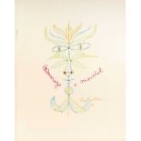 Jean Cocteau (1889 Maisons-Laffitte - Milly-la-Forêt 1963)