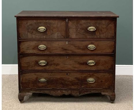 VICTORIAN MAHOGANY CHEST OF THREE DRAWERS with lift top, 111 (h) x 122 (w) x 54cms (d)Provenance: deceased estate ConwyGOV.UK