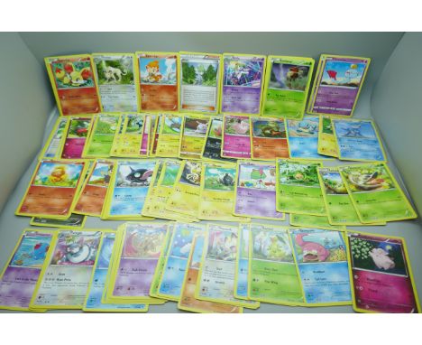 A collection of 86 vintage Pokémon cards 