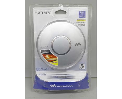 A Sony CD Walkman, unopened in original packaging