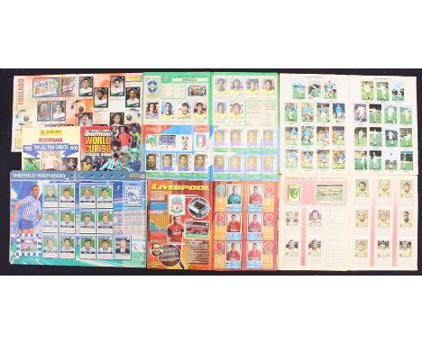 Sticker Albums: A collection of assorted football sticker albums to comprise: The Wonderful World of Soccer Stars, 1969-70 En