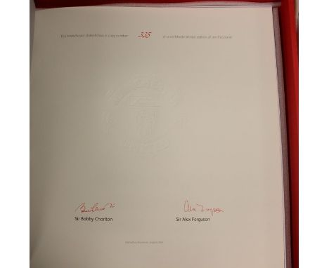 Manchester United Interest: A Manchester United Icons Limited Edition Opus, displaying a full high quality, ultimate presenta