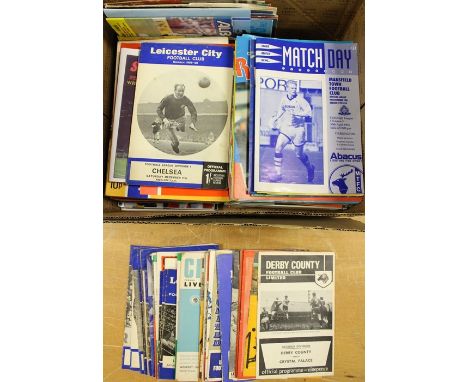 A collection of assorted football programmes to include; various 1960's to modern, Leicester City, Derby County, Nottingham F