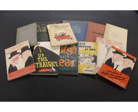 A COLLECTION OF 20TH CENTURY HUMOROUS CARTOON AND SKETCH BOOKS, to include 'Phil May's Fifty Two Original Designs forming two