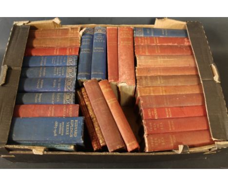 A BOX OF RUDYARD KIPLING BOOKS to include some first editions
Condition Report: Please note: every page of every book is not 