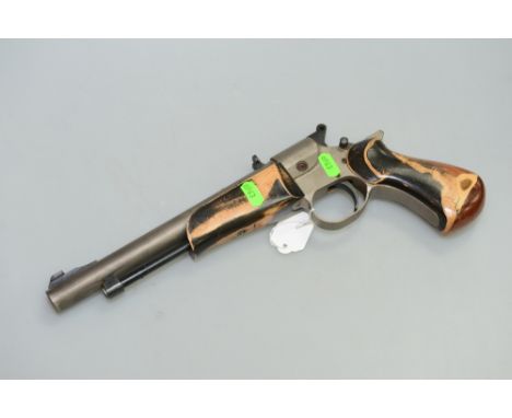 An Ardessa 0.50 single BP ML percussion target pistol with centre fire nipple, No. 14-13-012643-00 S1