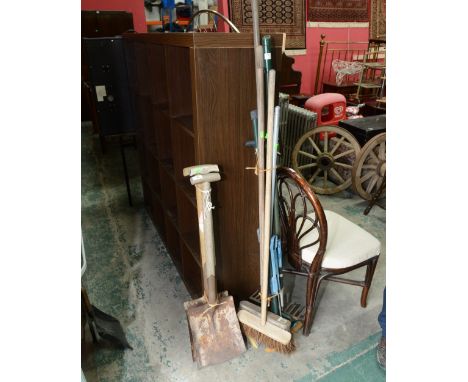 Two bundles of garden tools