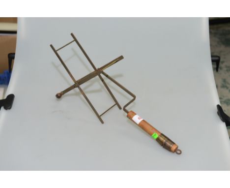A vintage fishing line drier