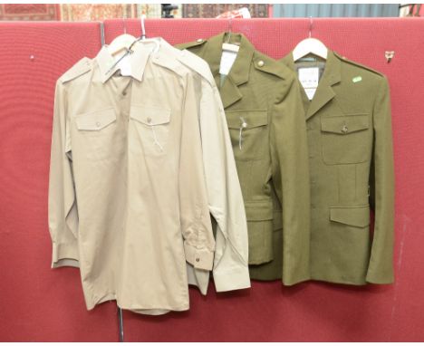 A group of army clothing inc. two jackets and two shirts