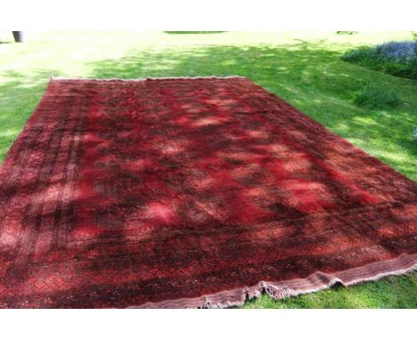 A vintage Afghan carpet