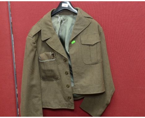 A USA army hat and blouse