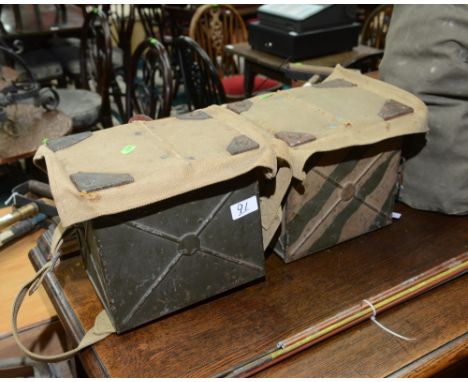 Military interest: two light boxes