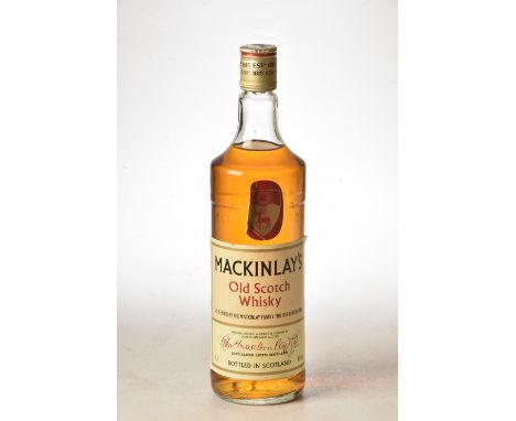 Mackinlays Old Scotch Whisky 26 2/3rds Fl Oz 70% proof 1 bt. Inherited by the present owner, previously cellar stored in Oxfo