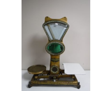 A set of vintage scales by The Automatic Scale Company, London