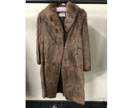 A vintage fur coat 