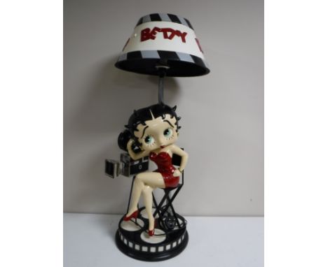 A contemporary Betty Boop oversized table lamp