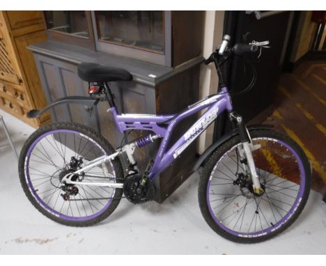 A Dunlop all terrain full suspension bike