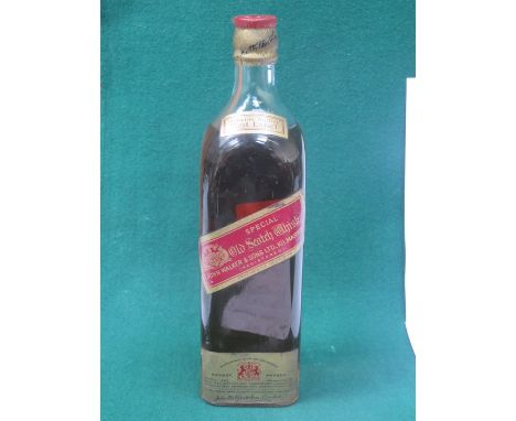 UNOPENED BOTTLE OF JOHNNY WALKER RED LABEL OLD SCOTCH WHISKY 