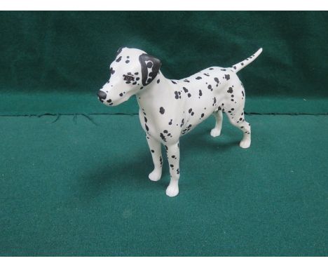 BESWICK UNGLAZED CERAMIC DALMATIAN-ARNOLDENE 