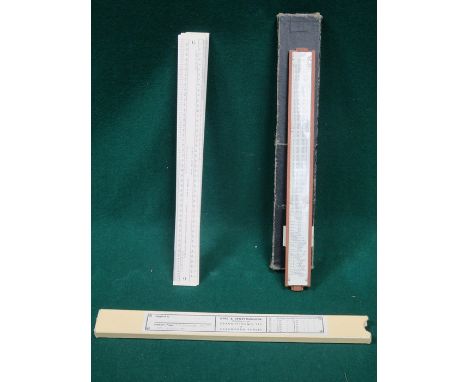 TWO VINTAGE SLIDE RULES 