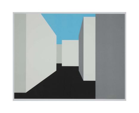  JULIAN OPIE (BRITISH 1958-) IMAGINE YOU ARE WALKING - 1999 Screenprint, 30/40, signed, numbered and dated in pencil verso, p