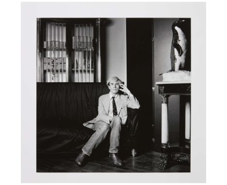  MARCUS LEATHERDALE (CANADIAN 1952-2022) ANDY WARHOL AT THE FACTORY - 1981 Inkjet photograph on Archival Epson Matte paper, 7