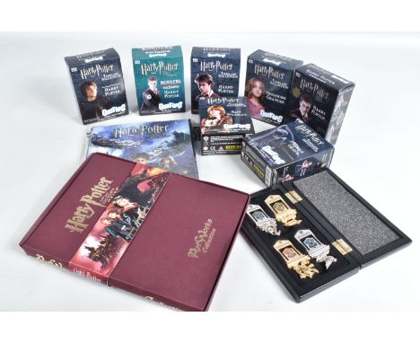 A SELECTION OF HARRY POTTER COLLECTIBLE, to include seven boxed Bust Ups figures, one model open, another possibly retaped, a