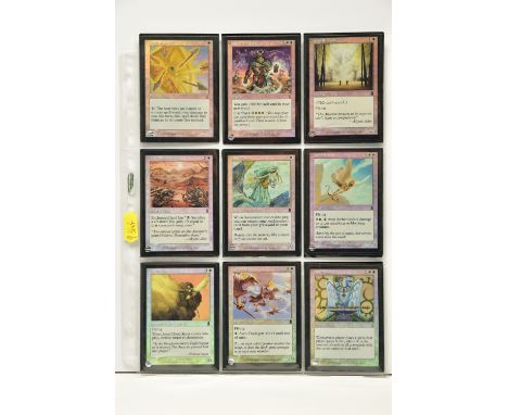 COMPLETE MAGIC THE GATHERING: ODYSSEY FOIL SET, all cards are present (including a prerelease promo), genuine and are in exce