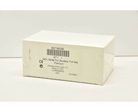 COMPLETE MAGIC THE GATHERING: BATTLE FOR ZENDIKAR FOIL SET FACTORY SEALED, cards are factory sealed inside its original box, 