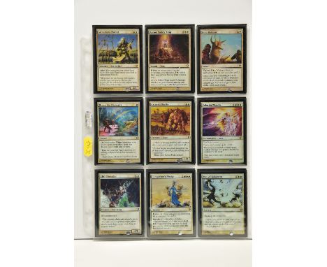 COMPLETE MAGIC THE GATHERING: ZENDIKAR FOIL SET, all cards are present, genuine and are all in near mint to mint condition, a
