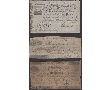 Newcastle Exchange Bank, for Surtees, Burdon & Brandling, 20 Shillings or £1, 3 March 1803, serial number W123G, John Surtees