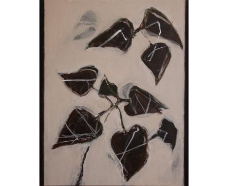 Nine of Spades. Charmaine Stimson. Acrylic on canvas, signed verso, unframed, 50.8cm x 40.4cm. Charmaine Stimson Biography - 