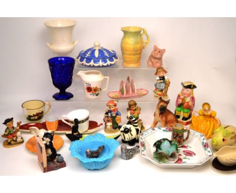 Various mid-20th century named ceramics to include Royal Worcester, Beswick, Carltonware, Royal Crown Derby etc, with other d