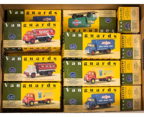 Vanguards a collection of 1/64th scale model Classic Commercial vehicles:, including VA8000 Bedford 'S' type van in 'Heinz' l