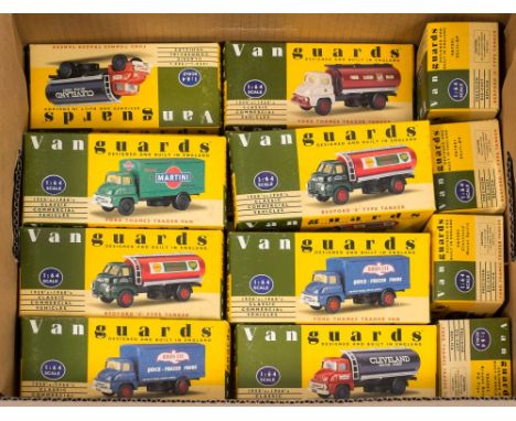 Vanguards a collection of 1/64th scale model Classic Commercial vehicles:, including VA6000 Ford Thames Trader Van in 'Martin