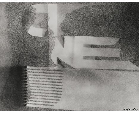  MAURICE TABARD 1897-1984 Untitled 1931 Stampa fotografica alla gelatina sali d’argento montata su cartoncino. Stampata c. 19
