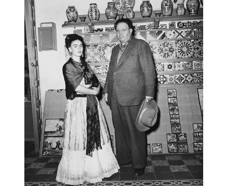  LEO MATIZ 1917-1998 Diego Rivera e Frida Kahlo Mexico 1946 Stampa fotografica alla gelatina sali d’argento. Stampata c. 1980