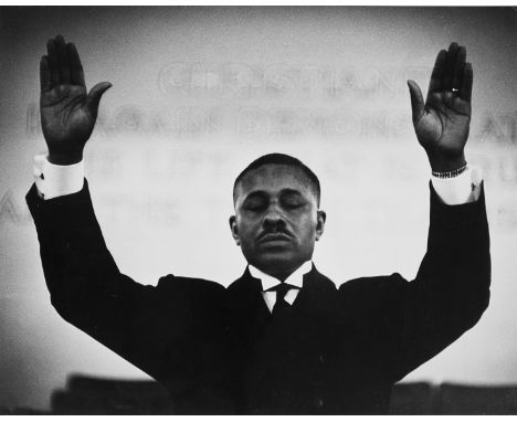  GORDON PARKS 1912-2006 Pastor Ledbetter 1950 Stampa fotografica alla gelatina sali d’argento, stampata 1972. Timbro dell’aut