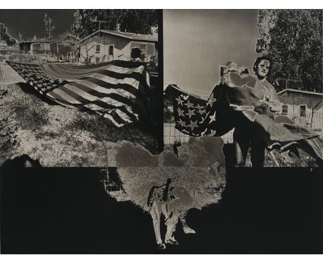  ROBERT FICHTER 1939 Sperimentazione c. 1970 Stampa fotografica vintage gelatina sali d’argento solarizzata. Firma dell’autor