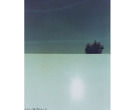  FRANCO FONTANA 1933 Paesaggio 1972 Stampa fotografica vintage a colori. Firmata e datata al recto. Timbro dell’autore al ver