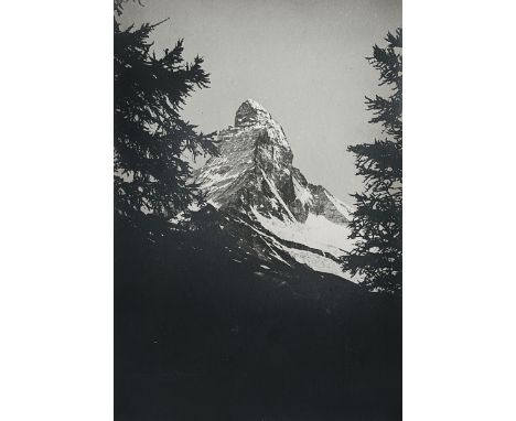  GUIDO REY 1861-1935 Il Cervino c. 1920 Stampa fotografica vintage alla gelatina sali d’argento. Sigla GR di pugno dell’autor