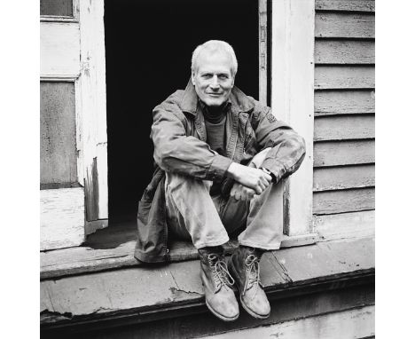  PATRICK DEMARCHELIER 1943 Paul Newman New York 1990 Stampa fotografica vintage alla gelatina sali d’argento. Firma dell’auto