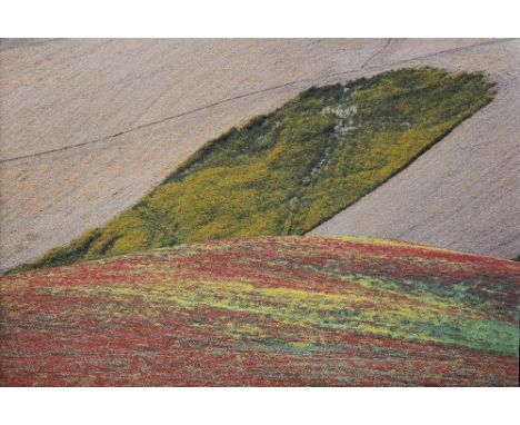  FRANCO FONTANA 1933 Paesaggio 1992 Stampa fotografica vintage a colori Dye Transfer. Firma dell’autore e data al recto e al 