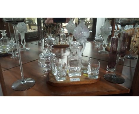 GLASSWARE INCLUDING DECANTER (6)