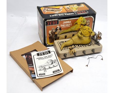 Kenner Star Wars vintage Return of the Jedi Jabba the Hutt Action Playset, Good to Good Plus, Complete, within Good opened bo